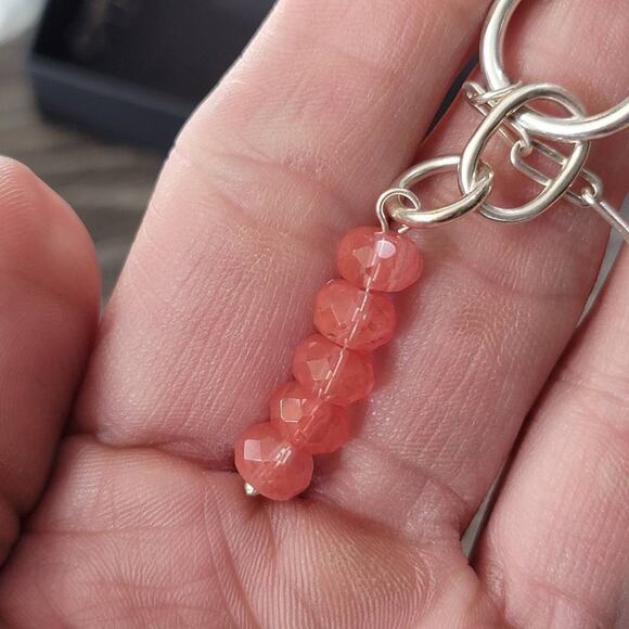 ELLE 925 Sterling Silver Paperclip Chain Necklace 32" - Picture 10 of 10